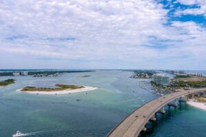 Bird Island Beach in Alabama, United States