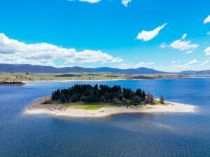 Lion Island Beach in New South Wales, Australia