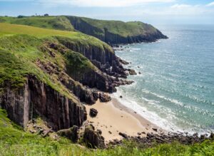 Presipe Beach in Wales, United Kingdom