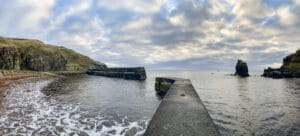 Latheronwheel Harbour in Scotland, United Kingdom