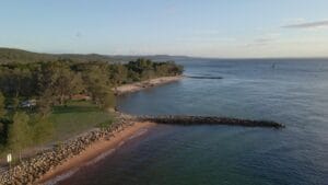 Amity Point Beach in North Stradbroke Island, Queensland