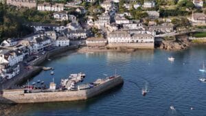 St Mawes Quay Beach in England, United Kingdom