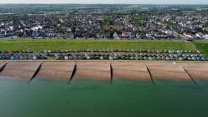 Tankerton Beach in England, United Kingdom