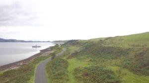 Millport Beach in Great Cumbrae, Scotland